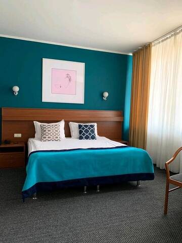 Фото номера Двухместный номер Делюкс с 1 кроватью Отель Mika City Hotel г. Алматы 2