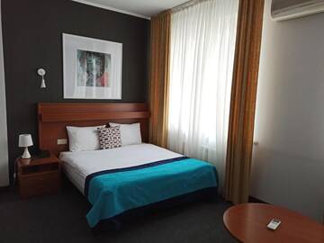 Фото номера Стандартный двухместный номер с 1 кроватью Отель Mika City Hotel г. Алматы 7
