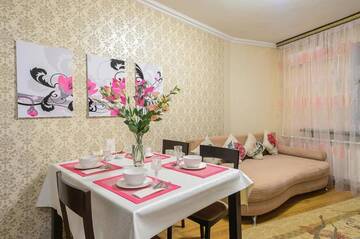 Фото номера Апартаменты с 2 спальнями Апартаменты Apartments on Shevchenko 75 г. Алматы 45