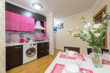 Фото номера Апартаменты с 2 спальнями Апартаменты Apartments on Shevchenko 75 г. Алматы 11