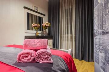 Фото номера Апартаменты с 2 спальнями Апартаменты Apartments on Shevchenko 75 г. Алматы 40