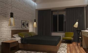 Фото номера Люкс с кроватью размера «king-size» Отель Eleven Hotel and Hall г. Алматы 9
