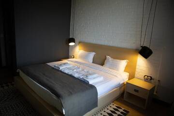 Фото номера Люкс с кроватью размера «king-size» Отель Eleven Hotel and Hall г. Алматы 13