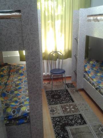 Фото номера Кровать в общем номере с 4 кроватями Хостелы Hostel64 г. Алматы 4
