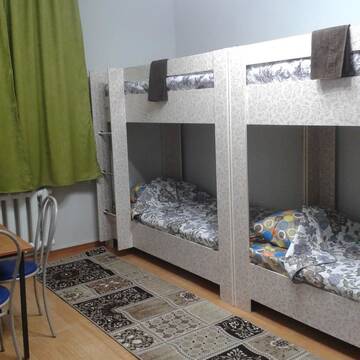 Фото номера Кровать в общем 6-местном номере Хостелы Hostel64 г. Алматы 3