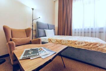 Фото номера Стандартный двухместный номер с 2 отдельными кроватями Отель Keremet Hotel г. Алматы 26