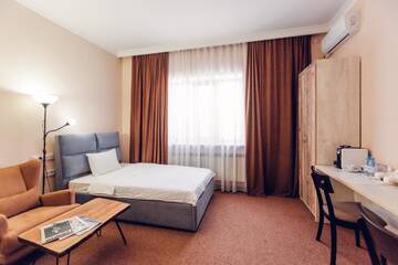 Фото номера Стандартный двухместный номер с 2 отдельными кроватями Отель Keremet Hotel г. Алматы 16