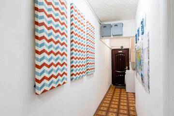 Фото номера Двухместный номер с 1 кроватью Апарт-отели YourHouse микрорайон 1, дом 5 - экономичнее квартиры, уютнее гостиницы г. Алматы 12