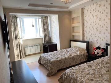 Фото номера Апартаменты с 3 спальнями Апартаменты Spacious flat in Al-Farabi avenue with big rooms г. Алматы 41