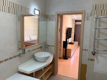 Фото номера Апартаменты с 3 спальнями Апартаменты Spacious flat in Al-Farabi avenue with big rooms г. Алматы 48