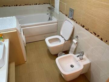 Фото номера Апартаменты с 3 спальнями Апартаменты Spacious flat in Al-Farabi avenue with big rooms г. Алматы 12