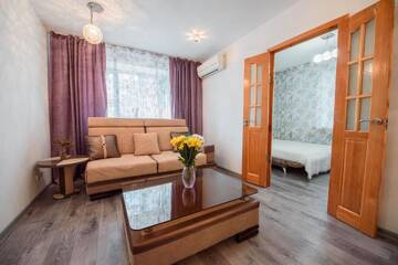 Фото номера Апартаменты с 1 спальней Апартаменты Muratbayev Central Apartment, Almaty г. Алматы 22