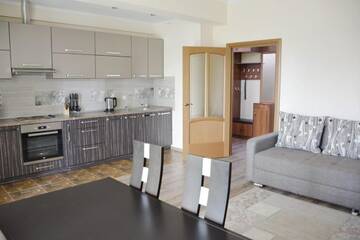 Фото номера Апартаменты с 1 спальней Апартаменты New 2 room appartment in the center of Almaty 144 г. Алматы 21