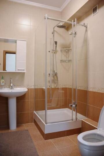Фото номера Апартаменты с 1 спальней Апартаменты New 2 room appartment in the center of Almaty 144 г. Алматы 26