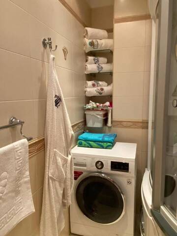 Фото номера Апартаменты с 1 спальней Апартаменты Luxury 3 bedroom apartment in upscale complex г. Алматы 13