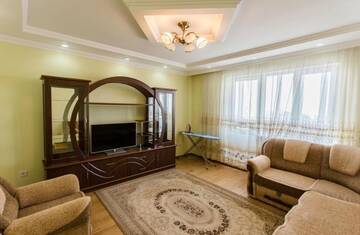 Фото номера Апартаменты с 1 спальней Апартаменты 2×комнатная квартира г. Алматы 27