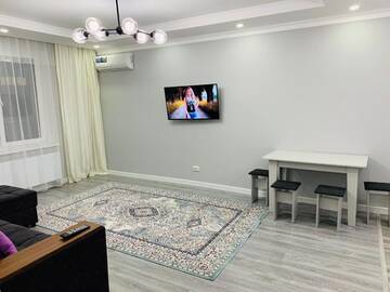 Фото номера Апартаменты с 1 спальней Апартаменты Потрясающая красивая 2х комнатная квартира посуточно! г. Алматы 15