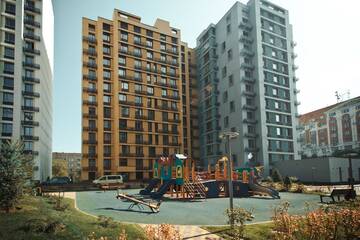 Фото номера Апартаменты с 1 спальней Апартаменты JAZZ Smart Apartment г. Алматы 11