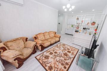 Фото номера Апартаменты с 1 спальней Апартаменты JAZZ Smart Apartment г. Алматы 21