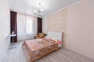Фото номера Апартаменты с 1 спальней Апартаменты JAZZ Smart Apartment г. Алматы 9