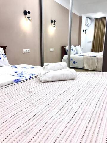 Фото номера Апартаменты с 2 спальнями Апартаменты Latifa Residence Apartments г. Алматы 42