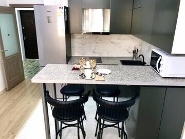 Фото номера Апартаменты с 2 спальнями Апартаменты Latifa Residence Apartments г. Алматы 15