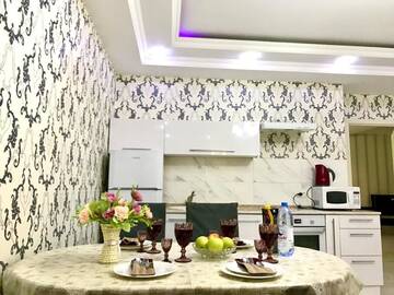 Фото номера Апартаменты с 1 спальней Апартаменты Samal Apartments г. Алматы 23