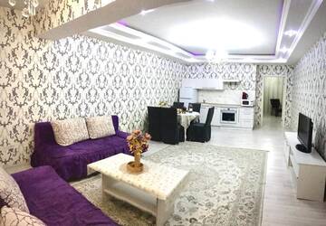 Фото номера Апартаменты с 1 спальней Апартаменты Samal Apartments г. Алматы 9