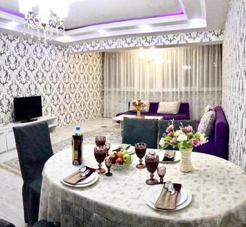Фото номера Апартаменты с 1 спальней Апартаменты Samal Apartments г. Алматы 33