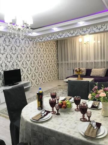 Фото номера Апартаменты с 1 спальней Апартаменты Samal Apartments г. Алматы 10
