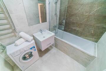 Фото номера Апартаменты с 1 спальней Апартаменты 2х комн ЖК Браун 00021 г. Алматы 32