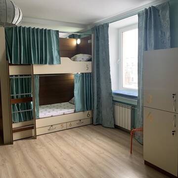Фото номера Спальное место на двухъярусной кровати в общем номере для женщин Хостелы Golden Square Almaty г. Алматы 2