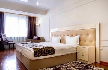 Фото номера Апартаменты с 1 спальней Апартаменты Vavilon Apartmens г. Алматы 12