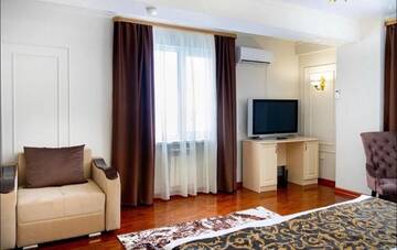 Фото номера Апартаменты с 1 спальней Апартаменты Vavilon Apartmens г. Алматы 14