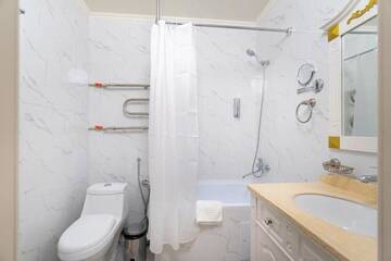 Фото номера Апартаменты с 1 спальней Апартаменты Vavilon Apartmens г. Алматы 20