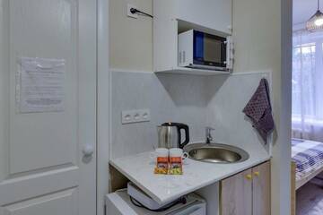 Фото номера Бюджетный двухместный номер с 1 кроватью Апарт-отели YourHouse на Гагарина Утепова - экономичнее квартиры, уютнее гостиницы г. Алматы 21