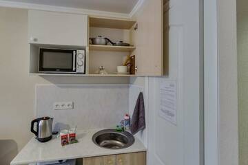 Фото номера Двухместный номер с 1 кроватью Апарт-отели YourHouse на Гагарина Утепова - экономичнее квартиры, уютнее гостиницы г. Алматы 4