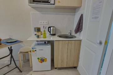 Фото номера Двухместный номер с 1 кроватью Апарт-отели YourHouse на Гагарина Утепова - экономичнее квартиры, уютнее гостиницы г. Алматы 3