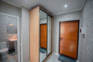Фото номера Апартаменты с 1 спальней Апартаменты Almaty Smart Apartment- Simfoniya г. Алматы 18