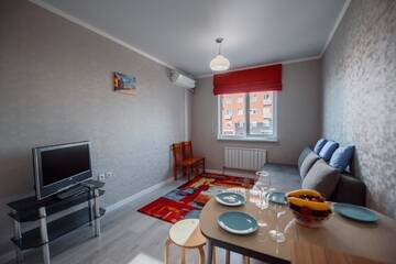 Фото номера Апартаменты с 1 спальней Апартаменты Almaty Smart Apartment- Simfoniya г. Алматы 13