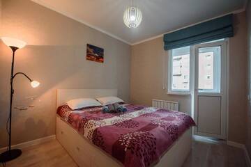 Фото номера Апартаменты с 1 спальней Апартаменты Almaty Smart Apartment- Simfoniya г. Алматы 23