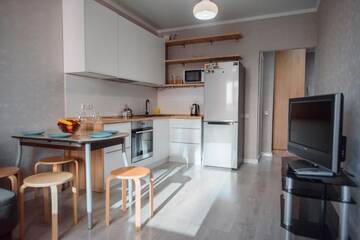 Фото номера Апартаменты с 1 спальней Апартаменты Almaty Smart Apartment- Simfoniya г. Алматы 30