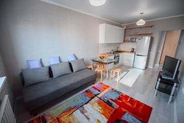 Фото номера Апартаменты с 1 спальней Апартаменты Almaty Smart Apartment- Simfoniya г. Алматы 10
