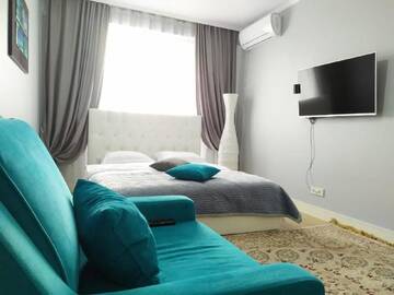 Фото номера Апартаменты с 1 спальней Апартаменты New apartments Abay 130 г. Алматы 24
