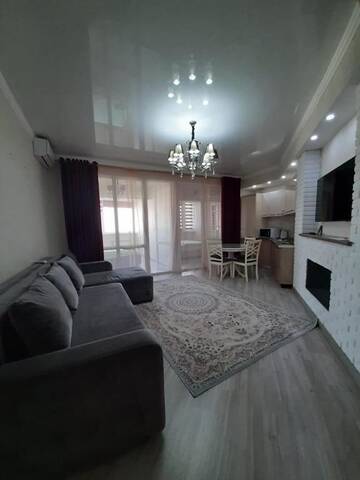 Фото номера Апартаменты с 2 спальнями Апартаменты 2 bedroom apartment г. Алматы 18