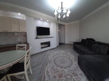 Фото номера Апартаменты с 2 спальнями Апартаменты 2 bedroom apartment г. Алматы 15