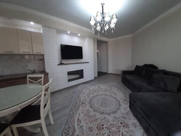Фото номера Апартаменты с 2 спальнями Апартаменты 2 bedroom apartment г. Алматы 25