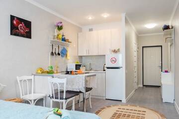 Фото номера Апартаменты с 1 спальней Апартаменты 1 room appartment г. Алматы 11