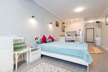 Фото номера Апартаменты с 1 спальней Апартаменты 1 room appartment г. Алматы 25