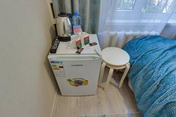 Фото номера Бюджетный двухместный номер с 1 кроватью Апарт-отели YourHouse микрорайон 1, дом 76 - экономичнее квартиры, уютнее гостиницы г. Алматы 17